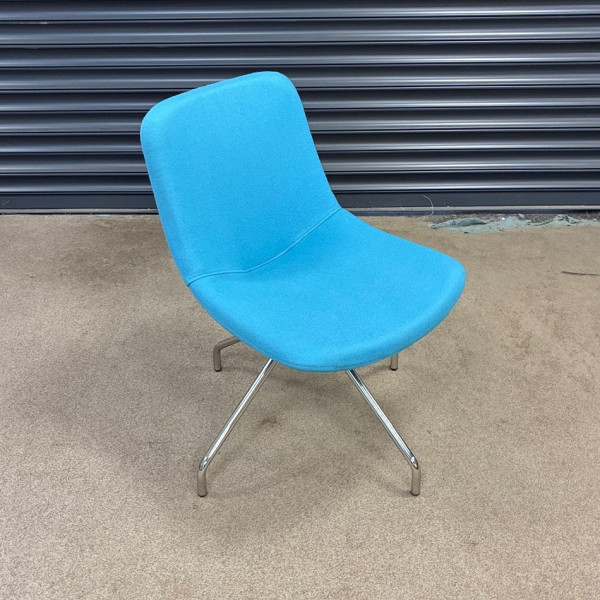 8726 CHMB Turquoise Swivel Chairs