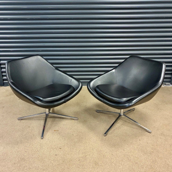 8767 senator leather swivel chair