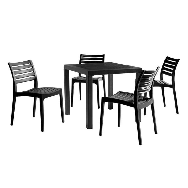 Ares Dining Set Black