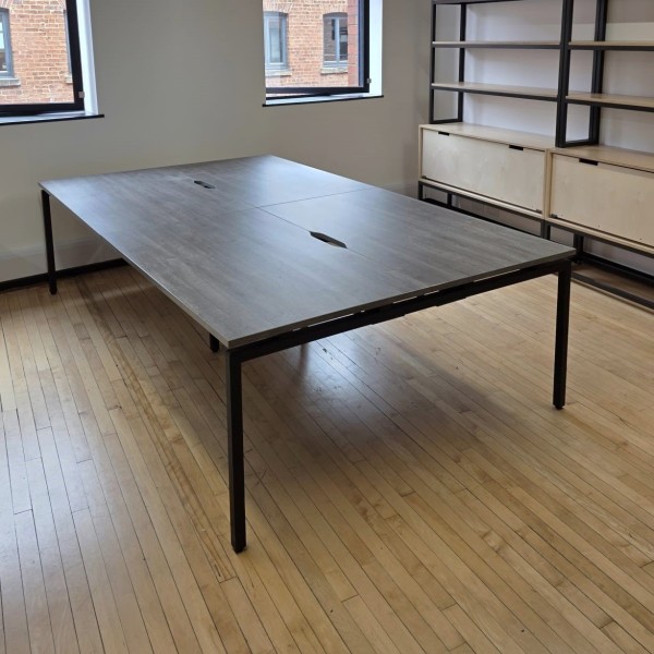 Bench Desk Grey Oak 1400mm 01