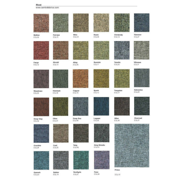 Camira Rivet swatch card 19689 v6