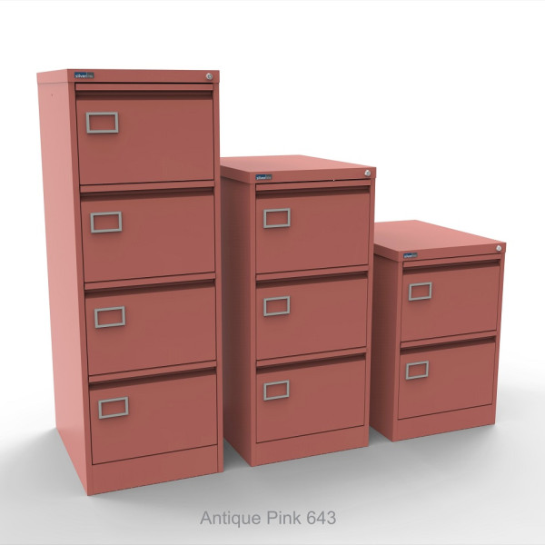 Executive Filing Cabinets Antique Pink 643