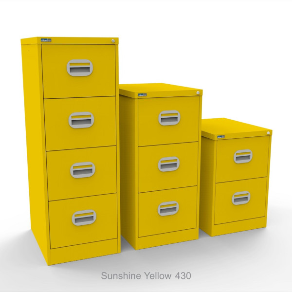 Kontrax Filing Cabinets Sunshine Yellow 430