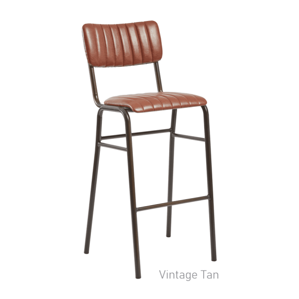 Tavo Stacking Bar Stool Vintage Tan
